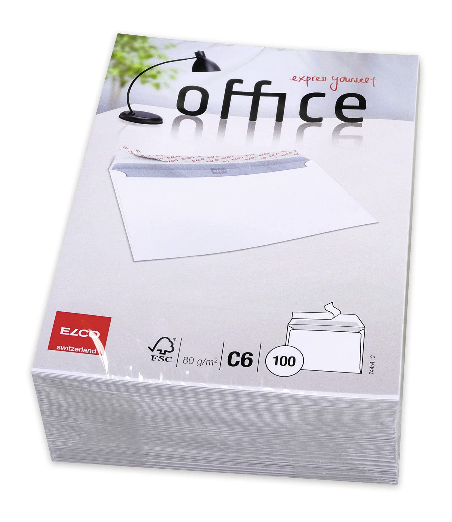 Elco C6 "Cellozip Office" Envelope - White (Pack of 100)