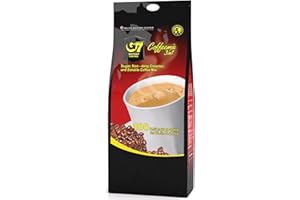 TRUNG NGUYÊN LEGEND Trung Nguyen G7 Instant Coffee - 3-in-1 with NANO+ Technology, Roasted Ground Blend, Non-dairy Creamer & Sugar (100 Sticks)