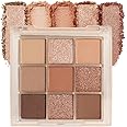 CAKAILA 9 Colors Colorful Eyeshadow Palette Makeup,Rose Gold Brown Nude Matte Shimmer Neutral Eye Shadow Powder Palette,Highly Pigmented Naturing-Looking Long Lasting Waterproof