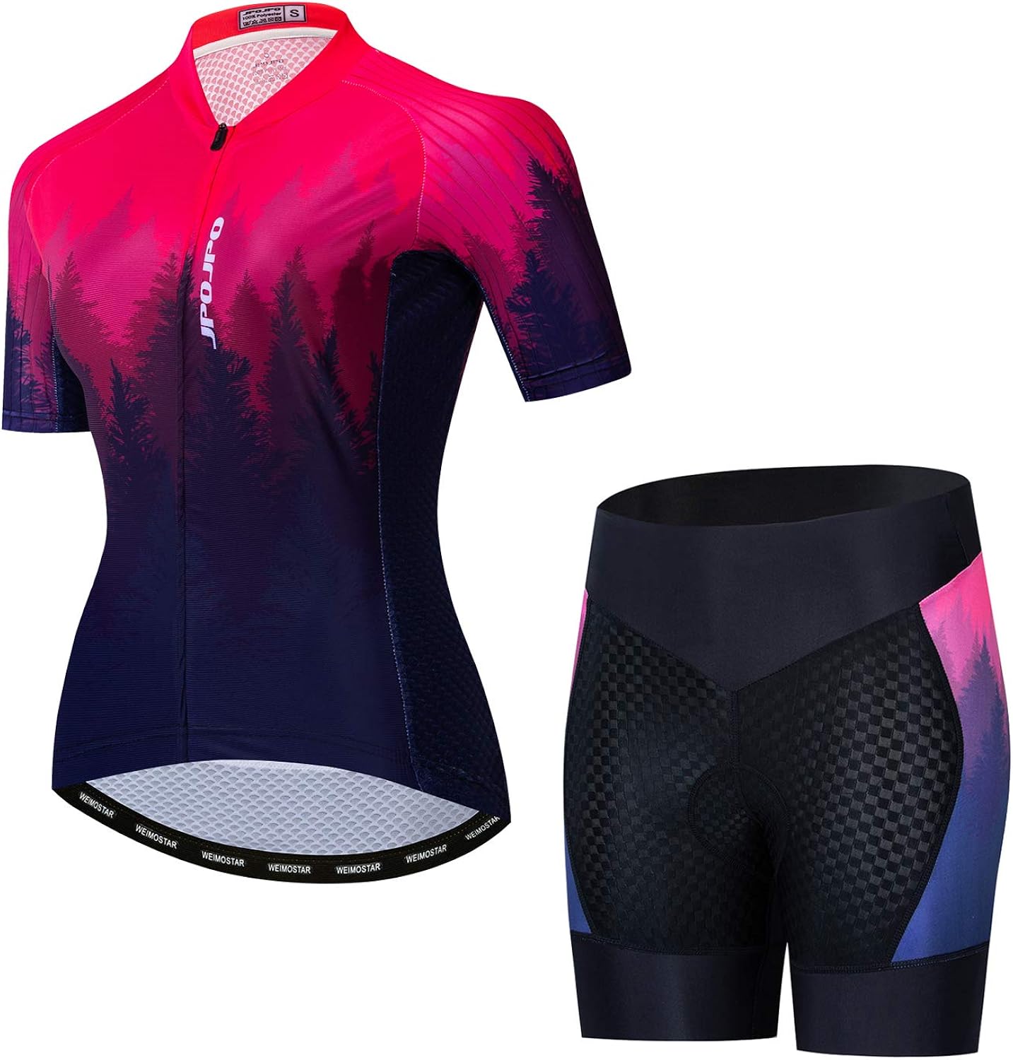 Weimostar Womens Cycling Jersey Short Sleeve Road Bike Biking Shirt