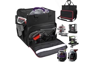 QWARVEL Storage Case for Bissell Carpet Cleaner Machine 3682/2458/3624/3860/Hoover Carpet Cleaner FH14050, Carry Bag Compatible with Bissell Upholstery Steamer Portable Steam Cleaner Storage Bag Only
