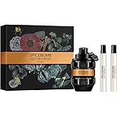 Viktor&Rolf - Spicebomb Extreme Men’s Cologne Gift Set - Woody & Spicy - Cologne for Men - With Notes of Tobacco & Vanilla - 3 Fl Oz & 2, 0.3 Fl Oz Travel Size Fragrances