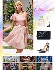 DRESSTELLS Womens Sequin Cocktail Party Dress