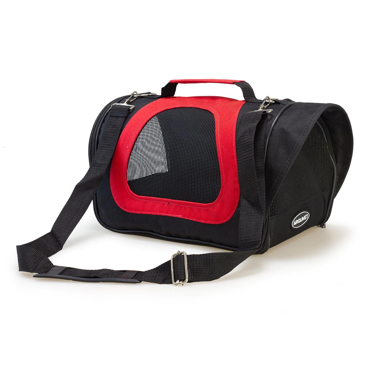 Arquivet Airplane Travel Bag for Pets Size – L 45 x 28 x 29 cm – Bag for Dogs and Cats in Cabin – Semi-Rigid with Briefcase Handle – Pet Accessories