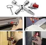 WnlahuWA 6 Pieces Multi-functional Utility Keys Control Cabinet Meter Box view 5