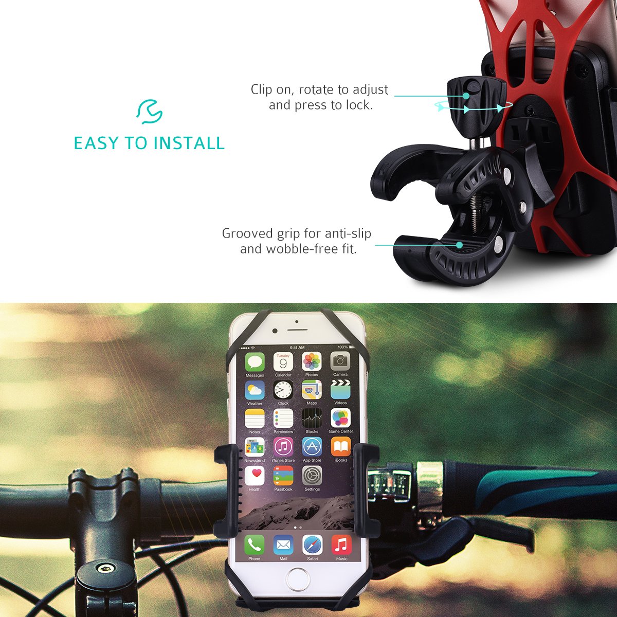 Supporto smartphone per bici