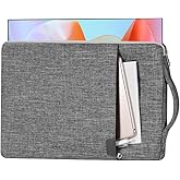 15.6/16.1-inch Portable Monitor Case with Acessories Storage, Sleeve for Most 15.6/16.1" Portable Monitors, Compatible with KYY ARZOPA VILVA MNN ForHelp KEFEYA, (Gray)