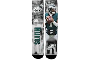 FOR BARE FEET FBF - Officially Licensed NFL Drive Player Sublimation Youth Size Kids Crew Socks Approximately 4-8 years old
