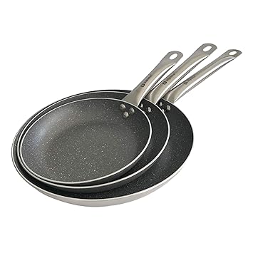 Bid Buy Direct® - Juego de 3 sartenes antiadherentes de inducción ...