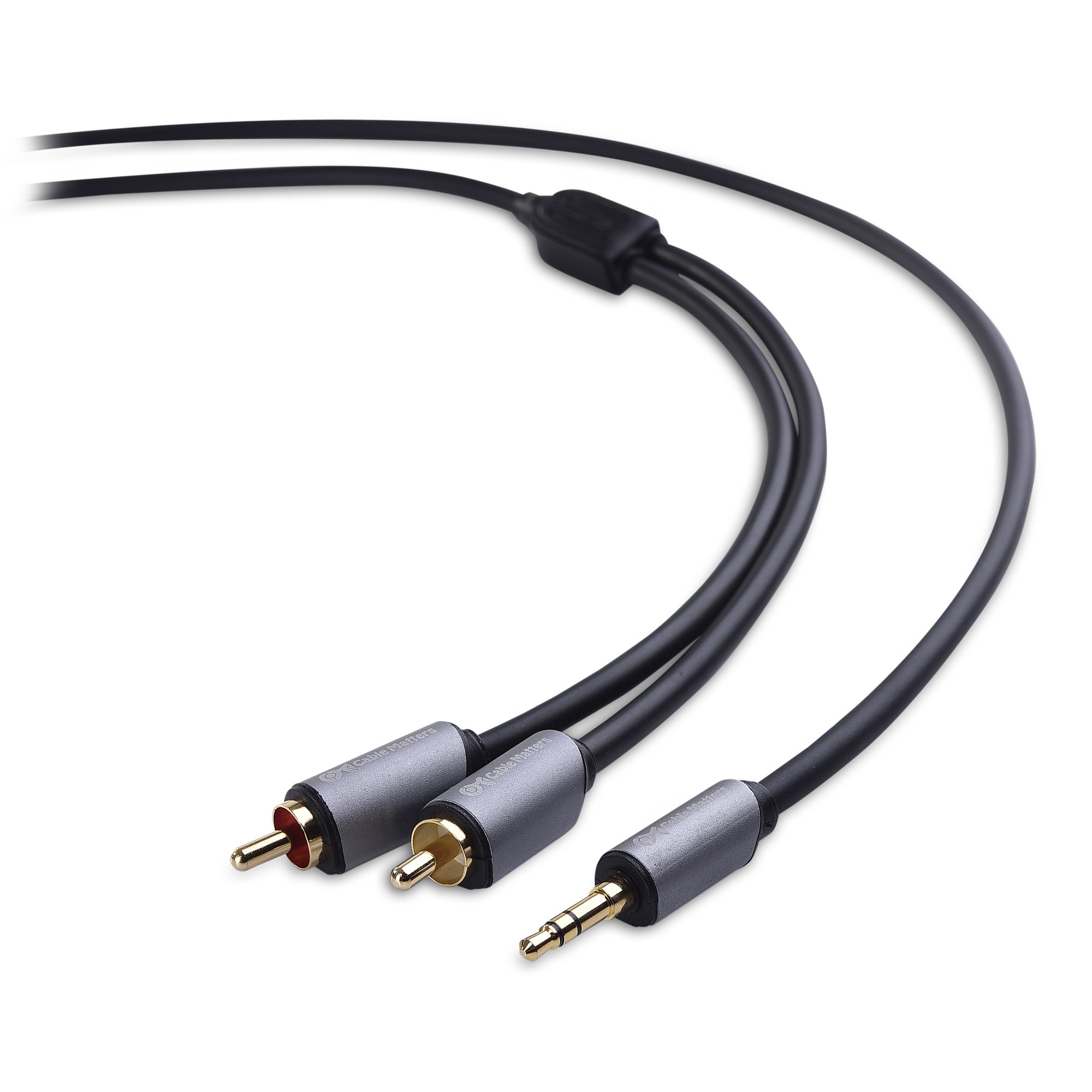Cable Matters 3.5mm to RCA Cable (RCA to 3.5mm Adapter Cable, Aux to