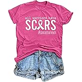 PICKID Breast Cancer Survivor Shirts for Women in My Survivor Era Graphic Shirt Pink Ribbon Awareness Tee Tops