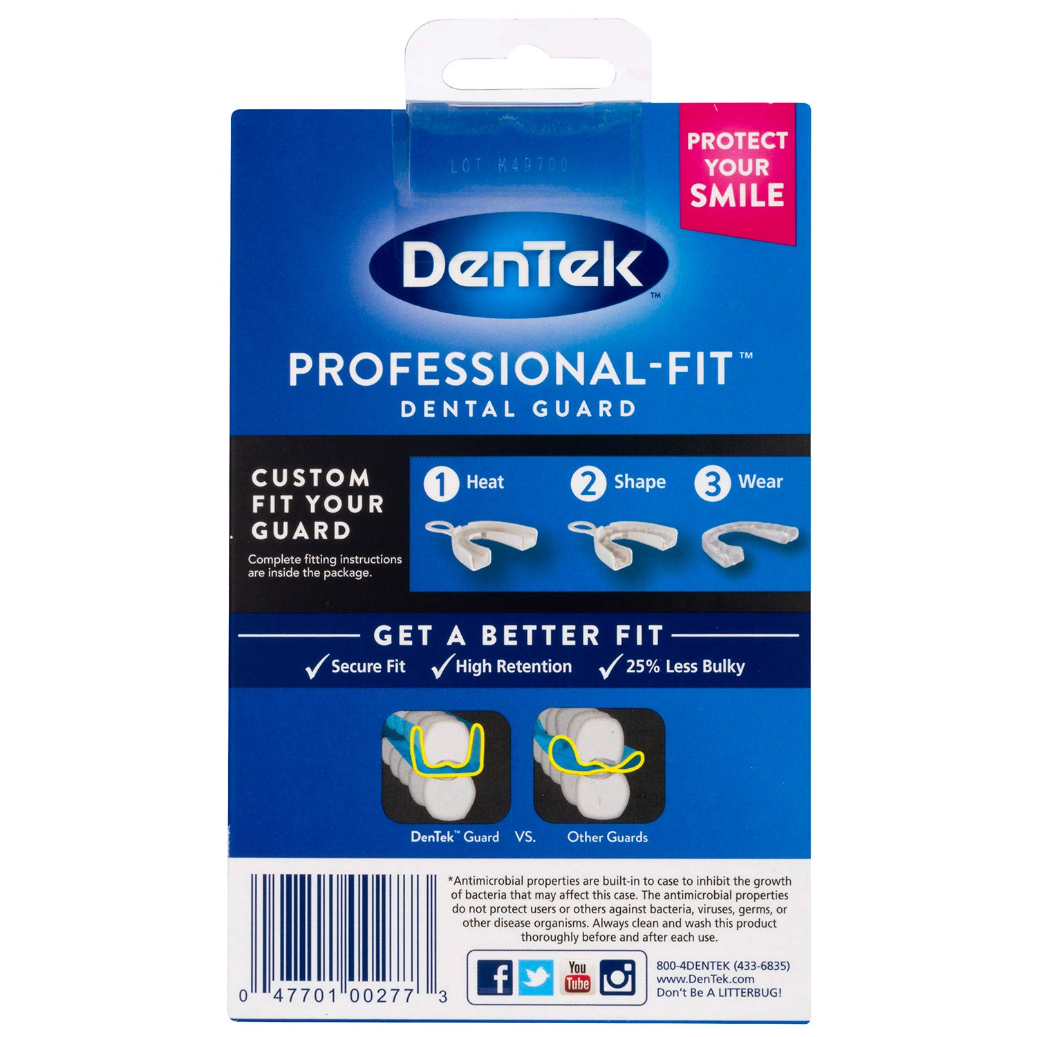 DenTek Professional-Fit Maximum Protection Dental Guard For Teeth Grinding: Beauty