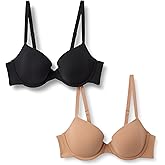 Amazon Essentials Women's Peached Microfiber Lined Demi Bra