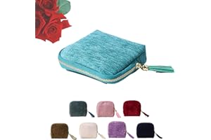 Travel Jewelry Case, Portable Jewelry Organizer with Tassel Zipper, Mini Travel Jewelry Bag, Five Compartments, Velvet Anti-S