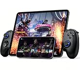 Joso Wireless Game Controller for iPhone/iPad/Android, Phone Controller for Android/iOS/Switch with Hall Effect Triggers, 2 Programmable Back Buttons, Dual Vibration &amp; Turbo, Support Phone Case