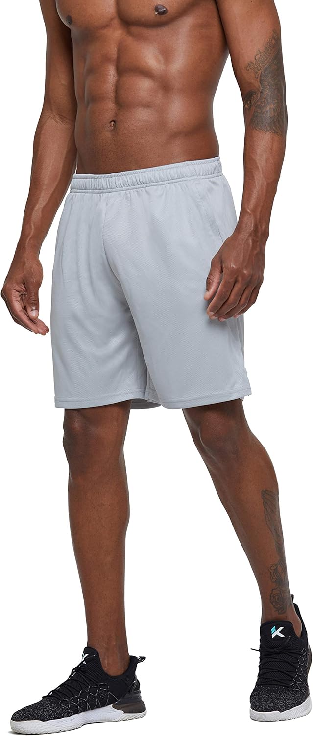 G Gradual Men's 7" Workout Running Shorts Quick Dry Lightweight Gym Shorts with Zip Pockets: Clothing