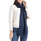 Fishers Finery Women's 100% Pure Cashmere Winter Scarf