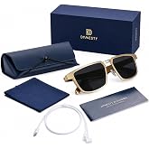 Dymesty AI Smart Polarized Sunglasses with Real-Time Translation &amp; AI Chat Titanium Frame, Bluetooth Open-Ear Audio, Answer Calls, No Camera Privacy-First, ChatGPT &amp; Gemini, 48H Battery
