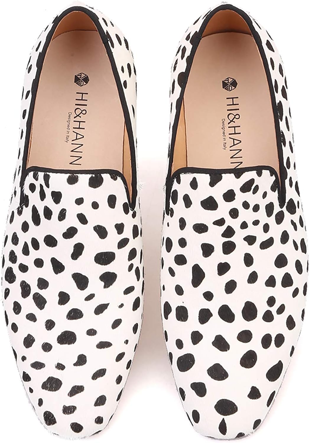 slipper shoes amazon on Amazon Com Hi Hann Men Shoes Zebra Pattern Horse Hair Slip On Dress Loafer Smoking Slipper Male S Flats Loafers Slip Ons