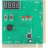 4 Digit PCI & ISA PC Tester,PC Computer Motherboard Diagnostic Analyzer,PC Motherboard Post Tester Card,Suitable for ISA Bus 