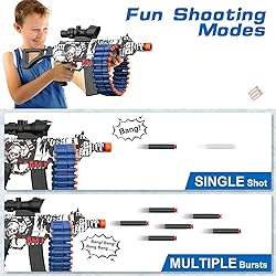 JakMean Electric Automatic Toy, Toy with 30 Dart