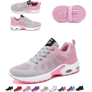12 Hour Shift Shoes, Unisex Couple Work Shoes for Men Women, Orthopedic Air Cushion, Wide Toe Box, Non-Slip Breathable Lightw