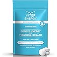 Viter Energy 40mg Caffeine Mints - Sugar Free, B Vitamins, Vegan, Boosts Fast Energized Alert Focus, Caffeinated Nootropic Supplement Pills (Wintergreen Flavor, 8oz, Bulk Bag)