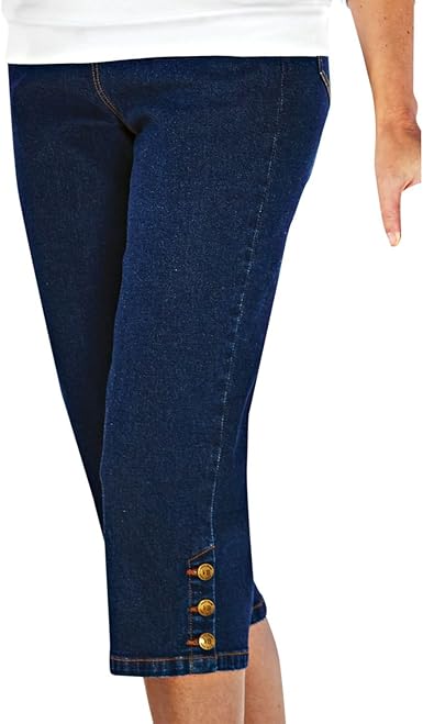 stretch jean capris
