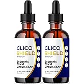 (2 Pack) GlicoShield Drops - Official GlicoShield Pro Support Supplement Drops - Maximum Strength Original Natural To Overall Wellness And Support Health, GlicoShield Reviews, 2 Bottles For 2 Months