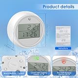 MENIBBLER Digital Ice Bath Thermometer with Timer, IP66 Waterproof view 2