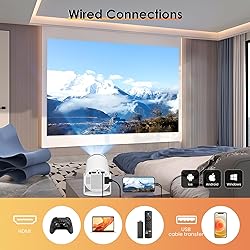 [Auto Keystone]5G WiFi Bluetooth Projector HIPPUS