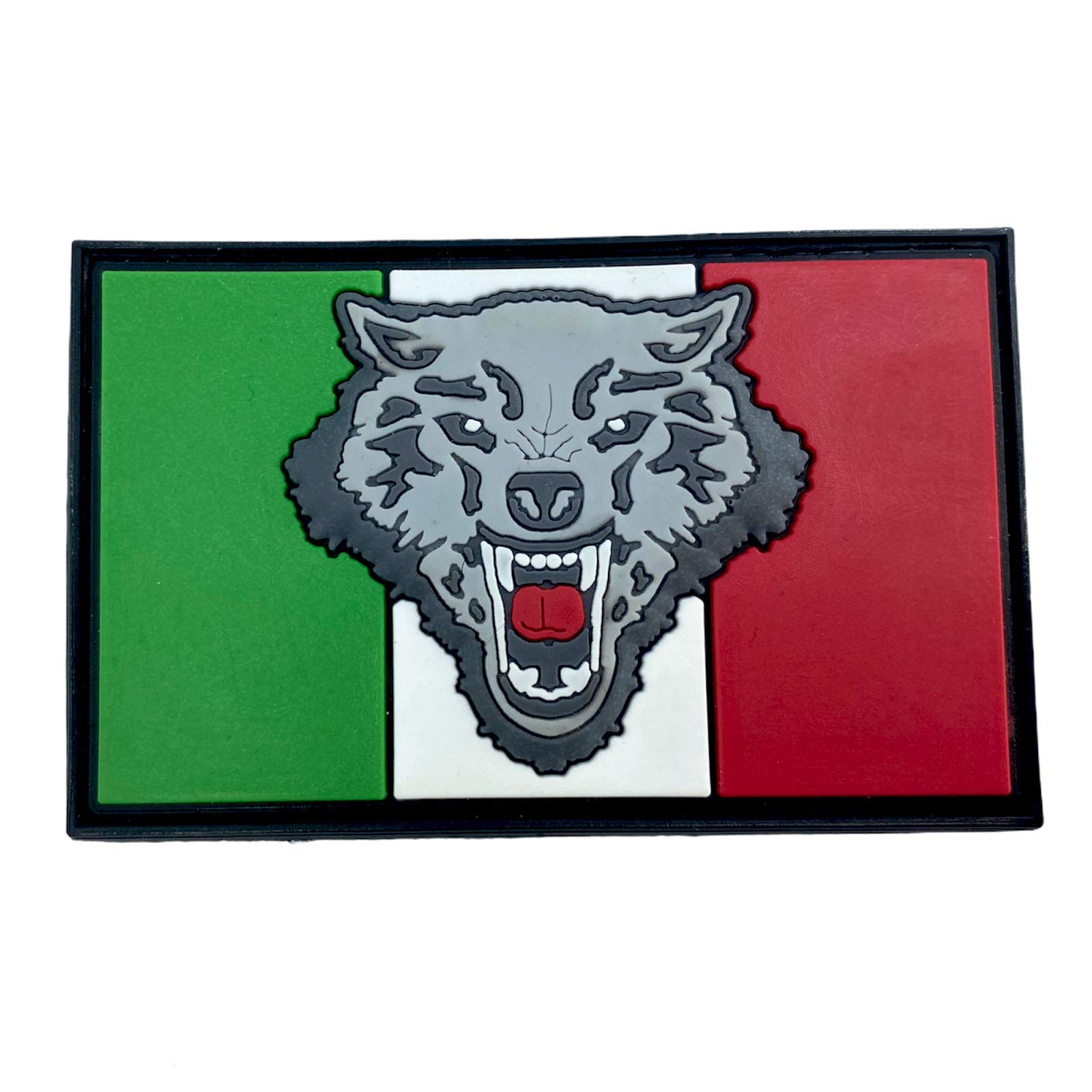 Italy Italian Wolf Flag Airsoft PVC Morale Cosplay Team Patch