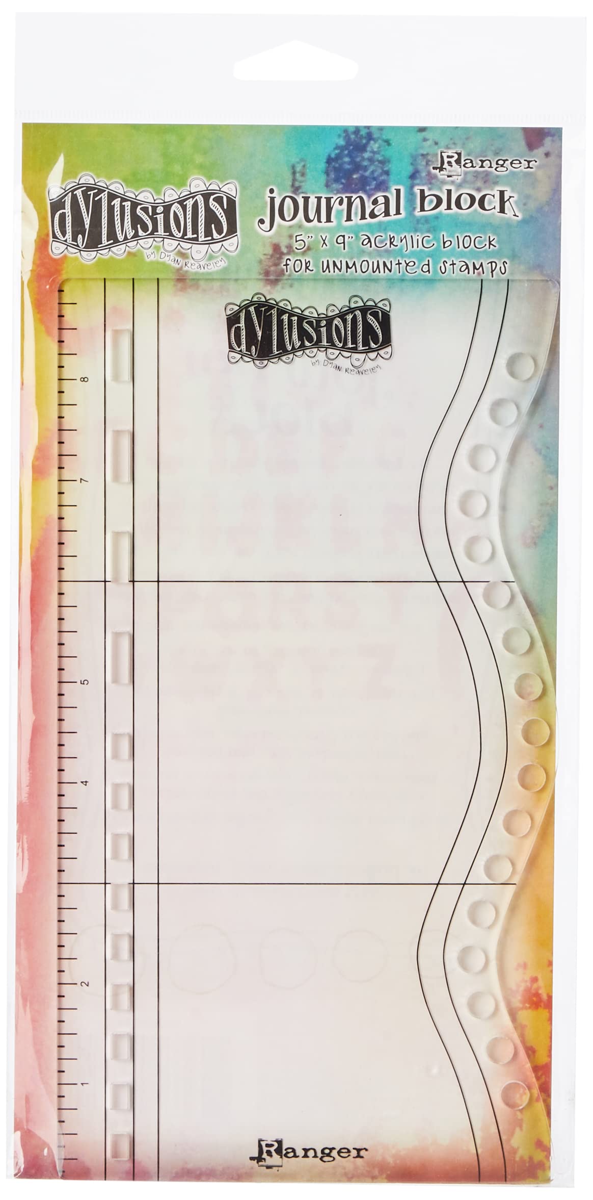 Ranger Dylusions Journaling Block (5" x 9"), Synthetic Material, 26.8 x 14.5 x 0.4 cm