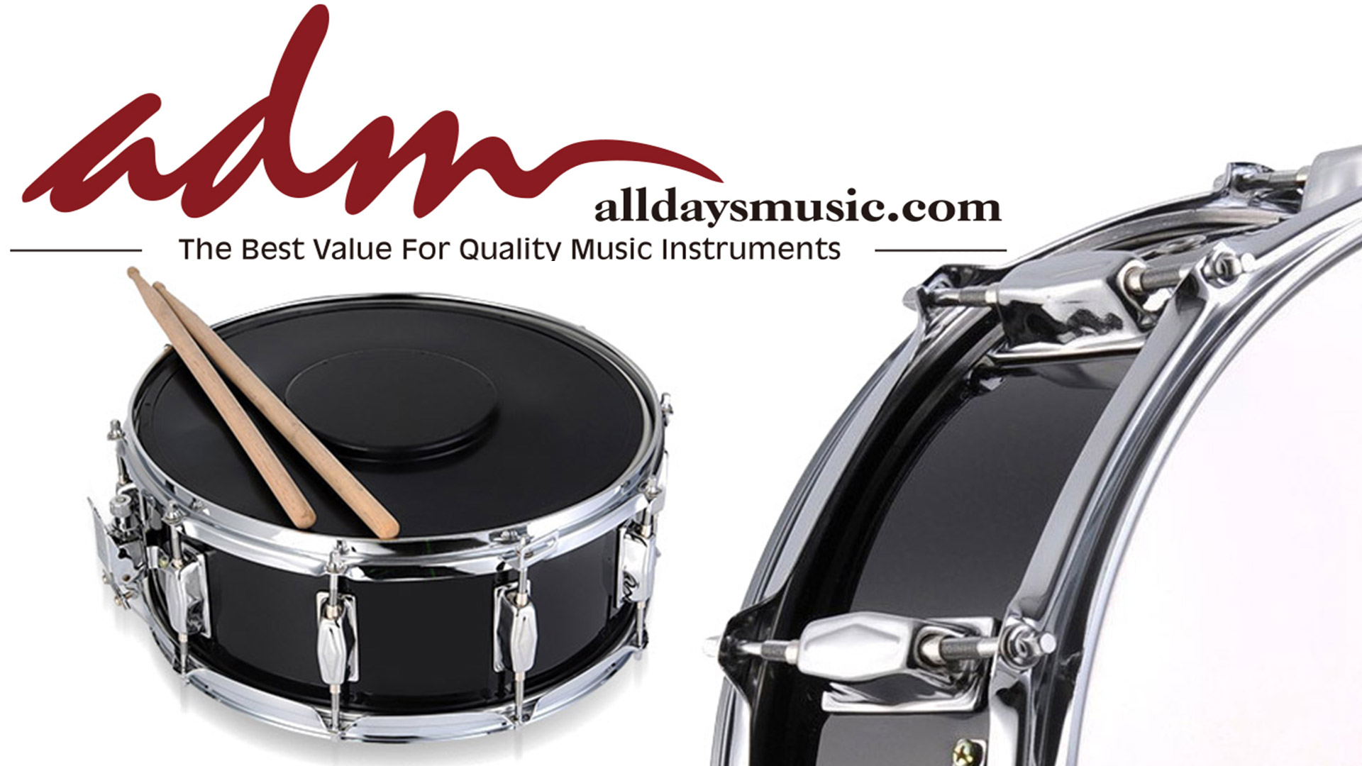 ADM Student Snare Drum Set with Case, Sticks, Stand and Practice Pad Kit Buy Online in UAE