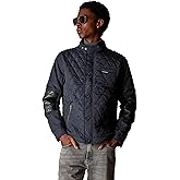 Members Only Belmont Men's Quilted Bomber Jacket | Men's Winter Diamond Quilted Outerwear