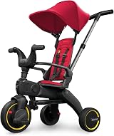 DOONA Liki Baby Trike S1 Flame Red Foldable 4 in 1 Toddler Tricycle