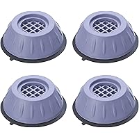 JINJO 4Pcs Anti Vibration Washing Machine Support,Washing Machine Feet Stabilizer,Washer Anti Vibrasion Padsshock and…