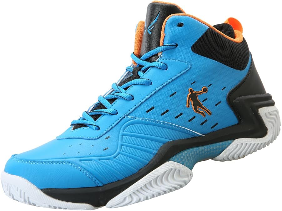 Qiaodan Men' Basketball Shoes XM1550130, Azul/Negro