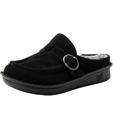 Amazon.com | Alegria Women's Ericka Black Cherry Comfort Leather