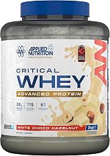 Applied Nutrition Critical Whey Protein Powder 24g per Serving 2Kg White Choco