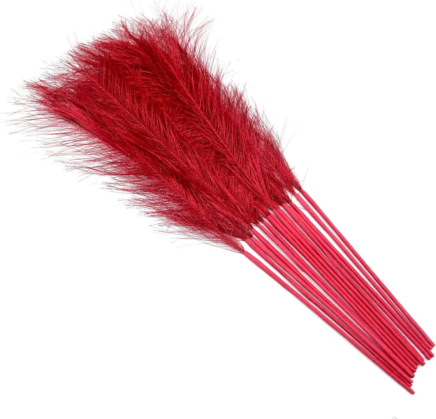 Dried & Preserved Flora - 15PCS Faux Boho Pampas Grass,21