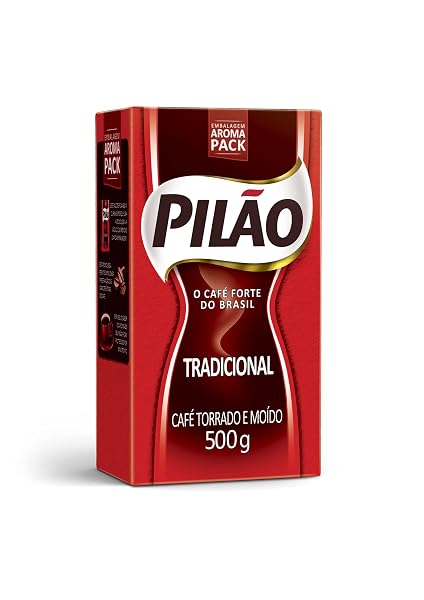 PILAO ROASTED & GROUND COFFEE, CAFÉ PILÃO TORRADO...