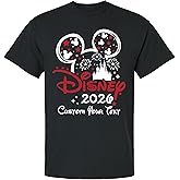 Custom Family Vacation 2026 Shirts, Personalized Mickey Minnie Trip Shirts, Group Matching Mouse Outfits, Holiday Travel Tee