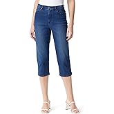 Gloria Vanderbilt Womens Amanda Capri with High Rise Straight Standard