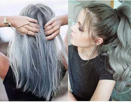Cire Coiffante Pour Cheveux Gris Argenté Unisexe Style Punk Pour Homme Et Femme