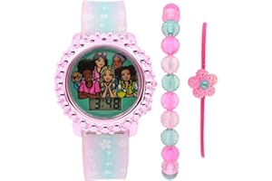 Barbie Digital Watch with Matching Bracelet – Licensed Character Gift Set - BDT40073AC