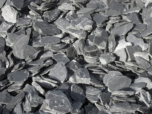 blue slate chippings 40mm b&q