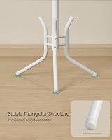 SONGMICS Coat Rack Stand Pearl White 12 Hooks 178 cm RCR017W01 view 5