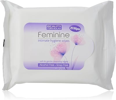 Beauty Formulas Intimate Hygiene Wipes 20 Count Gentle Cleansing Freshness