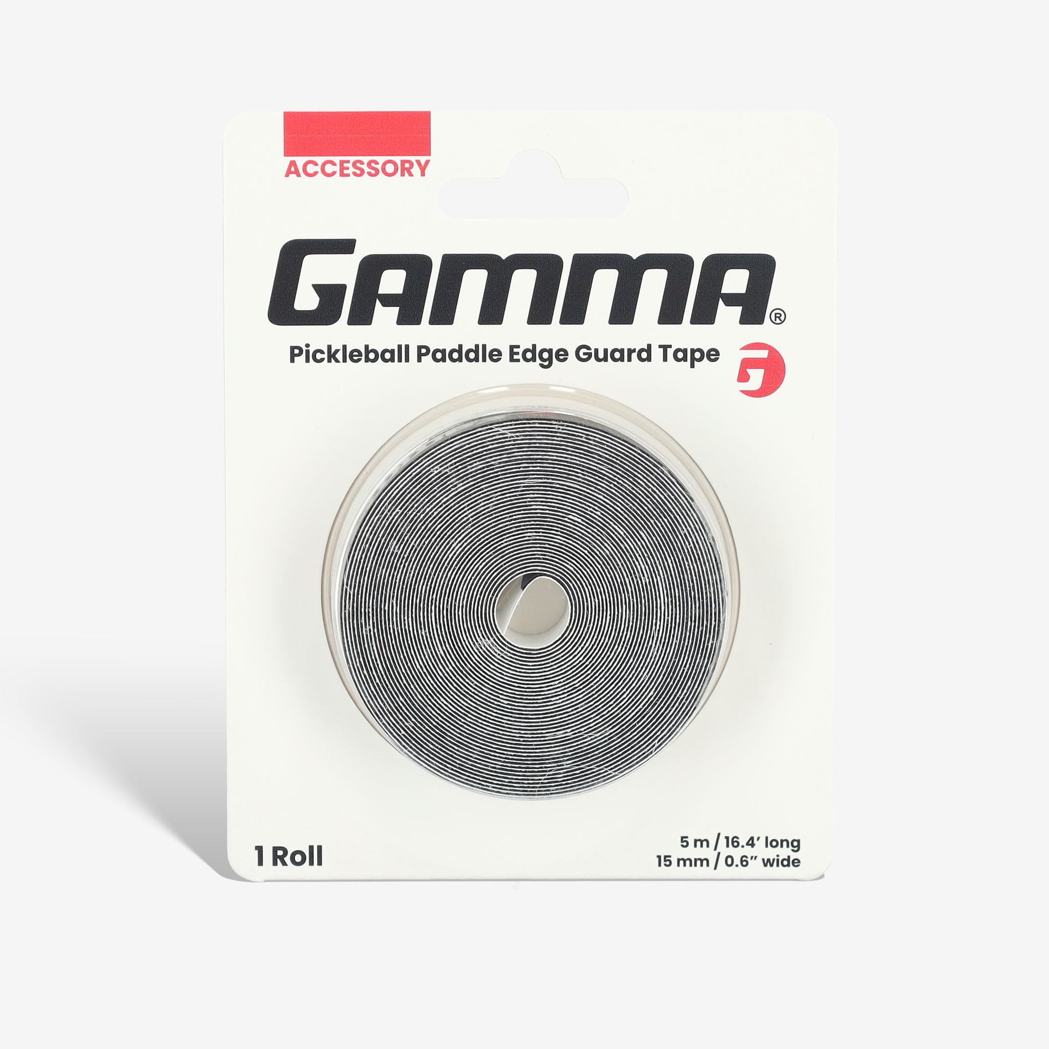 Photo 1 of GAMMA Sports Pickleball Paddle Edge Guard Tape - Black, Racquet Protection, Fits Any Paddle, Durable, Easy Application